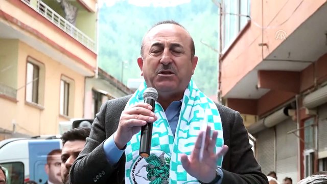 Çavuşoğlu: 'İçeride ve dışarıda ne kadar hain varsa bu ittifakın içinde' - HATAY
