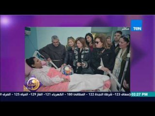 عسل أبيض | وفد من الفنانين يزور مصابى كنيسة طنطا