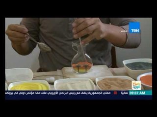 صباح الورد - إبراهيم عنتر  فنان محترف في الرسم علي الرمال