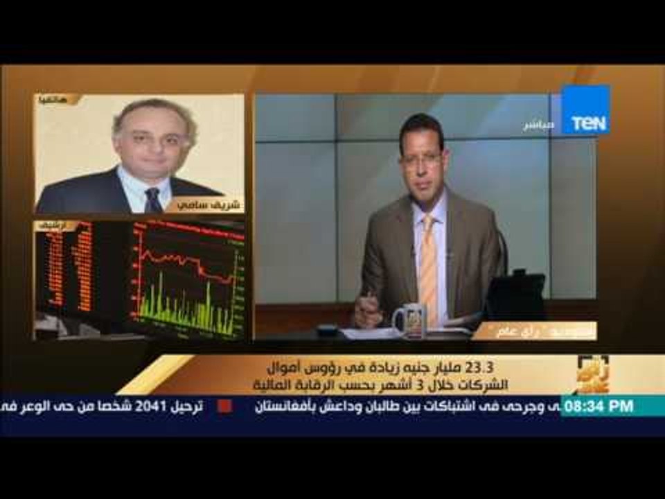 رأى عام - الرقابة المالية: زيادة رؤوس الأموال تعني زيادة الاستثمارات وفرص العمل