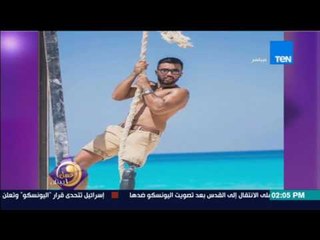 عسل أبيض | "عمر حجازي" أول سباح مصري يقترب من دخول موسوعة "جينيس" بعبوره خليج العقبة بقدم واحدة