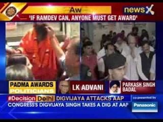 Congress questions Padma award for Ramdev
