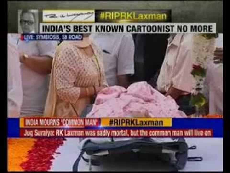 Massive outpouring of grief on passing of RK Laxman