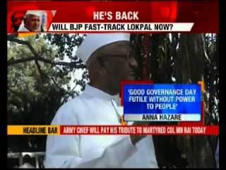 Anna Hazare threatens to launch Lokpal agitation Delhi polls