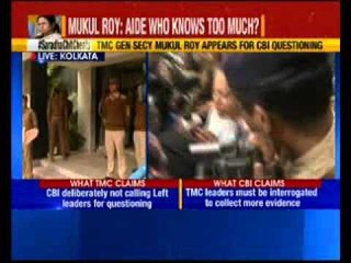 Saradha chit fund scam: TMC leader Mukul Roy reaches CBI office