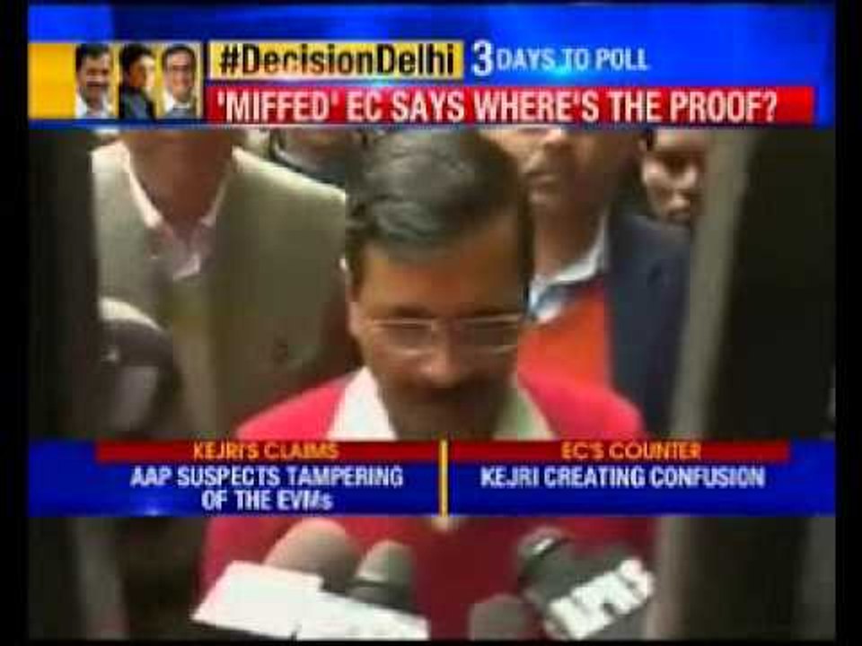 EVMS have been tampered: Kejriwal