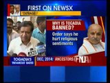 VHP's Pravin Togadia Banned from Bengaluru for a Week