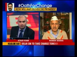 AAP's leader Manish Sisodia speaks to NewsX