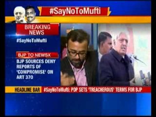 BJP's Ram Madhav denies reports of compromise on article 370