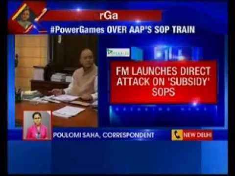 Finance Minister Arun Jaitley launches direct attack on 'subsidy' sops