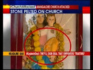 After Delhi, St Joseph Church vandalised in Mangalore