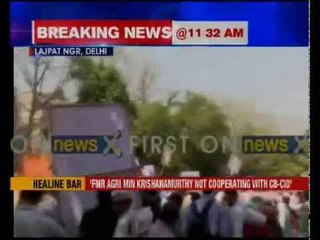 AAP to be blamed for Garbage Crisis, Congress protests outside MCD office