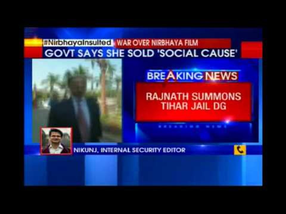 Tihar DG submits report to Rajnath Singh