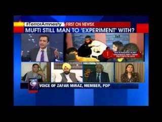 Nation at 9: Mufti Mohd Sayeed playing with fire in J&K? (NewsX)
