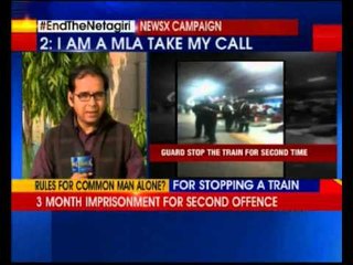 Supporters stop train for Uma Bharati in Jhansi