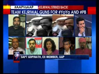 Nation at 9: Kejriwal's 1st counter attack | AAP leader Kumar Vishwas