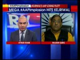 The conversation between AAP leader Kejriwal and former party MLA Rajesh Garg