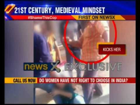 NewsX Exclusive: Cop thrashes his daughter mercilessly on street in Bangalore