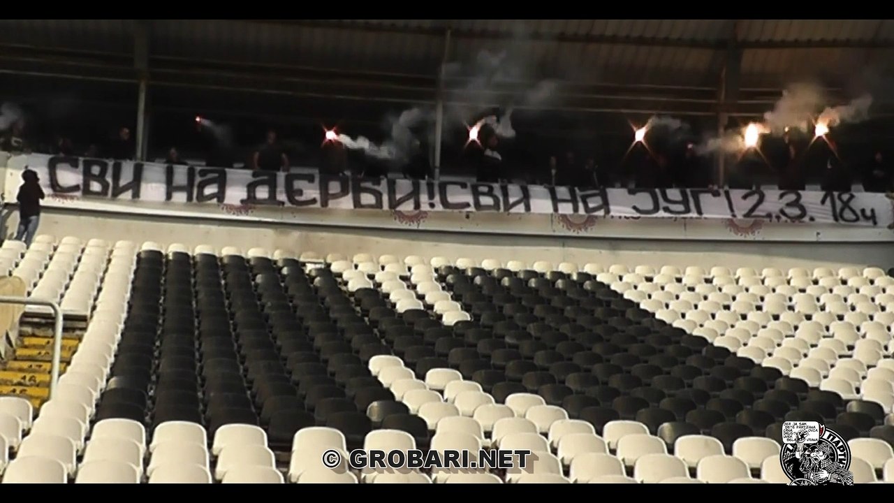 GROBARI NA TRENINGU FUDBALERA / SVI NA DERBI ! SVI NA JUG !