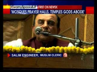 Mosque is not a religious place: BJP leader Subramanian Swamy