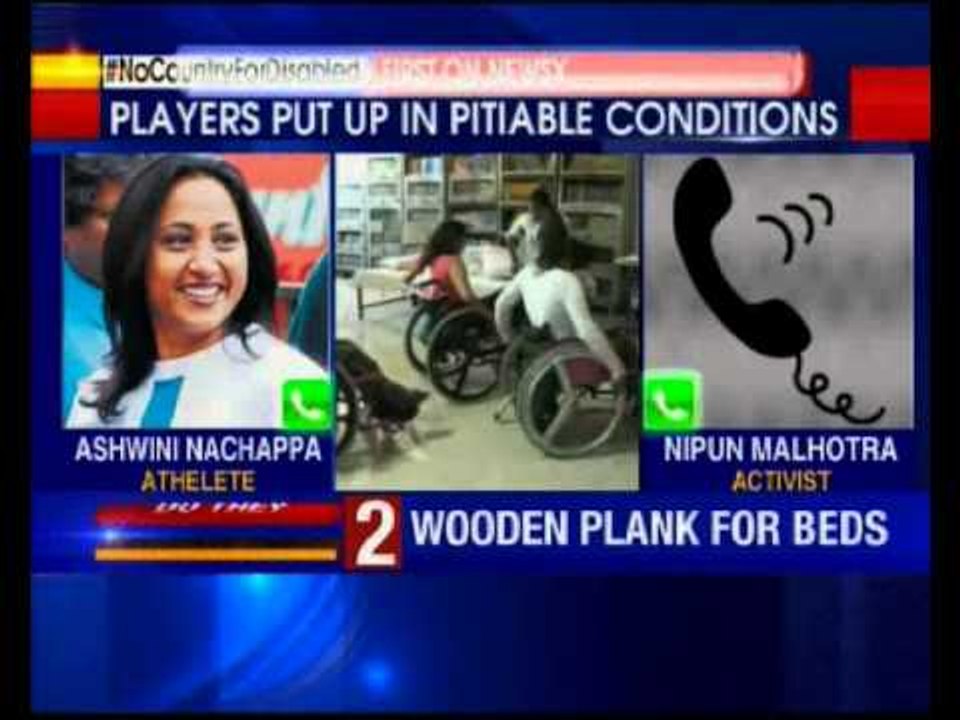 Callous babus set disabled athletes an obstacle course