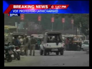 VDF rally turns violent in Imphal, many held