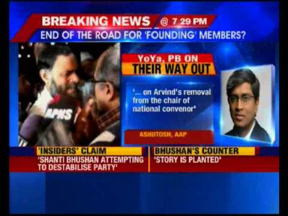 Talks to bridge gap in AAP fail, decision on Yogendra Yadav, Prashant Bhushan on Saturday