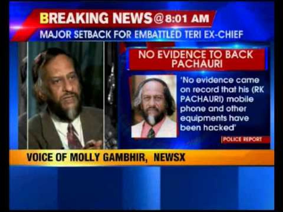 RK Pachauri case: Delhi police trash 'hacking' defence