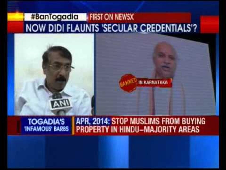 West Bengal bans Togadia entry