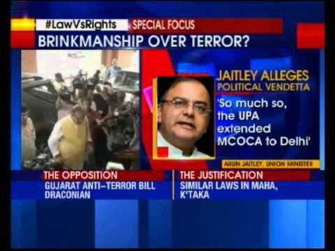 Gujarat terror law: Arun Jaitley says only bills from Congress states got UPA nod