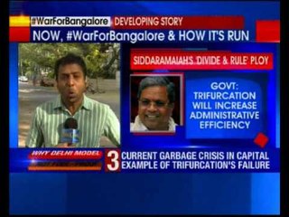 BJP opposes Bengaluru Municipal 3 way split