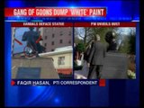 South Africa: Amid racist taunts, a group of people deface statue of Mahatma Gandhi