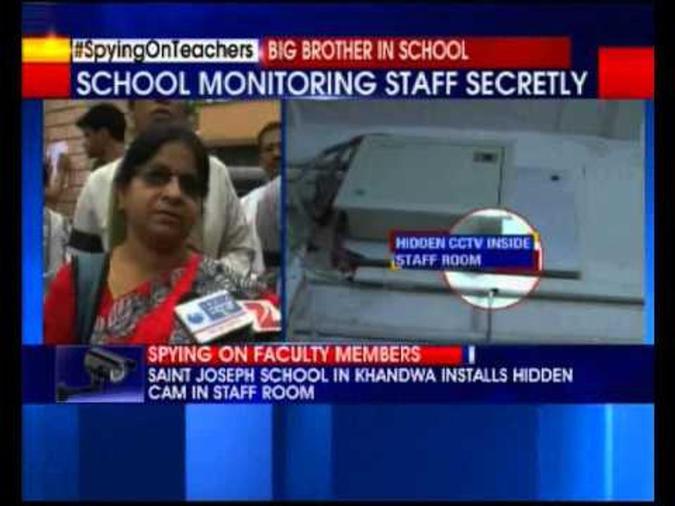 Madhya Pradesh: Hidden cctv & mike in staff room