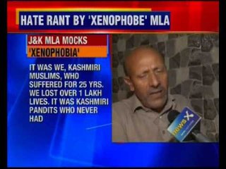 Kashmiri Hindus are Bhagodas, accuses J&K independent MLA Rashid Engineer