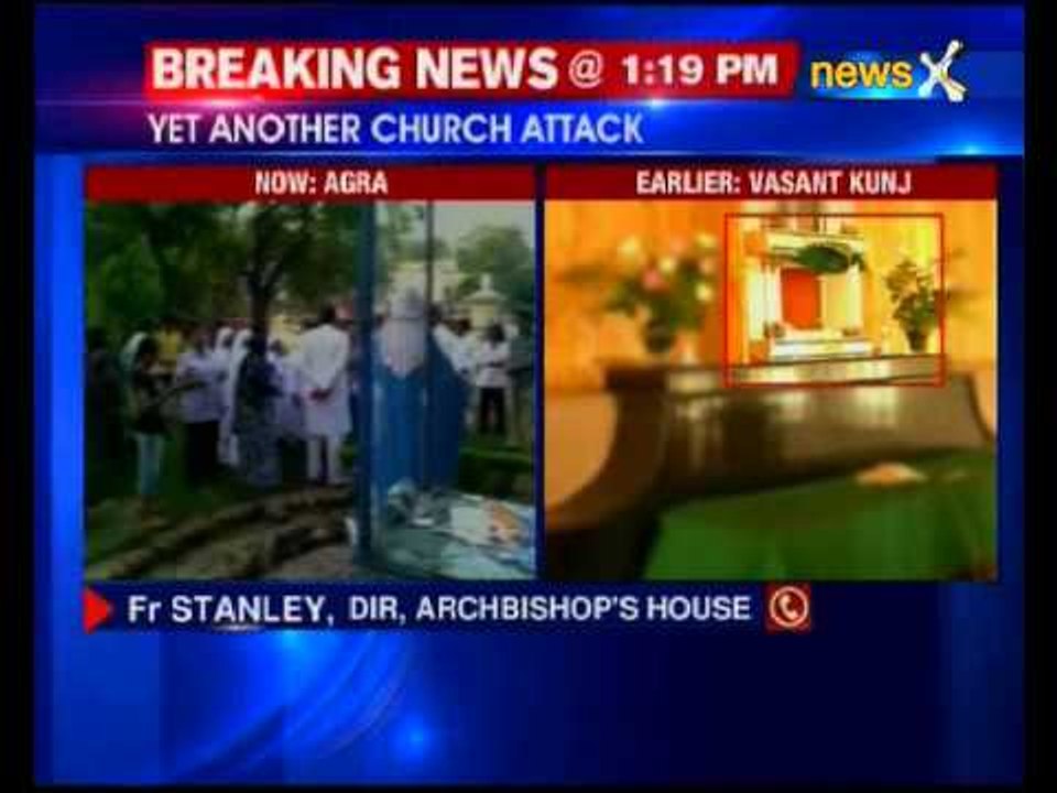 NewsX Exclusive: Church allegedly vandalised by miscreants in Agra