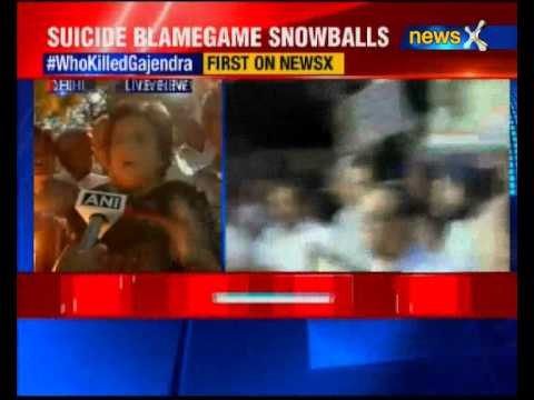 Farmer's death: Congress holds candlelight march protest at Jantar Mantar