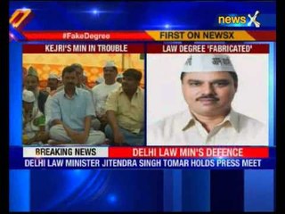 AAP MLA Jitender Singh Tomar denies fake certificate charge: opposition demand resignation