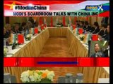 Prime Minister Narendra Modi meets top Chinese CEOs in Shanghai