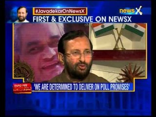 Prakash Javadekar exclusive interview on NewsX