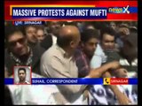 Congress protests against the Mufti government in Srinagar