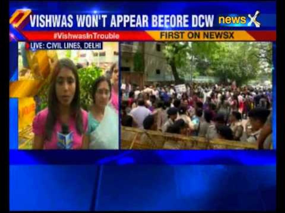 BJP protest against Kumar Vishwas, demands stern action
