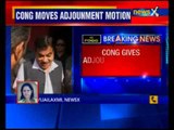 Congress moves adjournment motion over Purti Scam