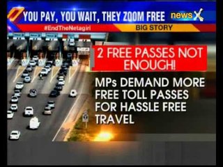 Toll plaza: MPs want free toll pass