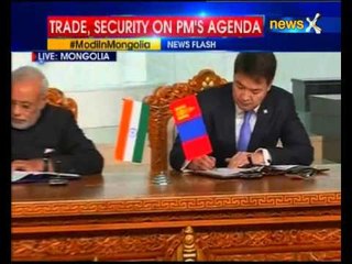 14 Agreements signed between India, Mongolia