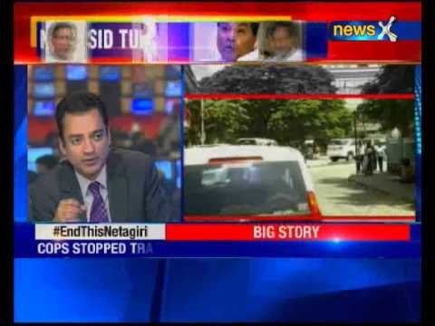 Siddaramaiah went on Road inspection drive in a bus, cops stopped traffic for his convoy