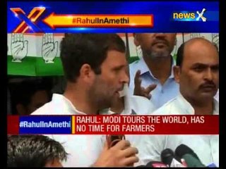 PM has not visited home of even one farmer: Rahul Gandhi