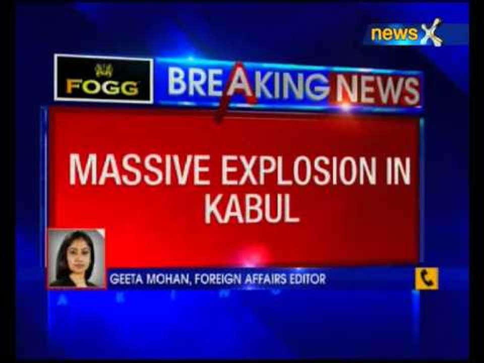 Massive blast in Kabul