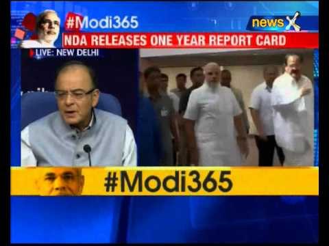 Finance Minister Arun Jaitley on one year of Narendra Modi government