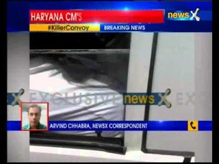 Haryana CM's convoy vehicle hits man, injures him