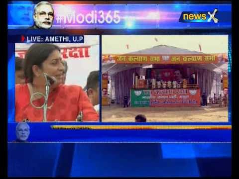 Congress has failed the people of Amethi, says Smriti Irani